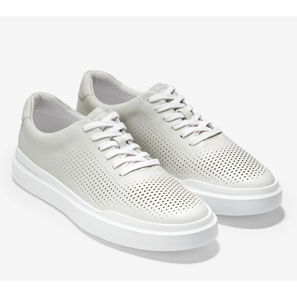 Cole Haan Men’s GrandPrø Rally Laser Cut Leather Sneakers Size 9M - Picture 1 of 11